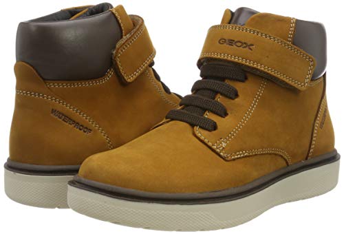 Geox J RIDDOCK Boy WPF A, Botas Chukka para Niños, Amarillo (Dk Yellow C2006), 29 EU