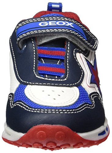 Geox J Shuttle Boy B, Zapatillas para Niños, Azul (Navy/White), 38 EU