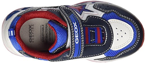 Geox J Shuttle Boy B, Zapatillas para Niños, Azul (Navy/White), 38 EU