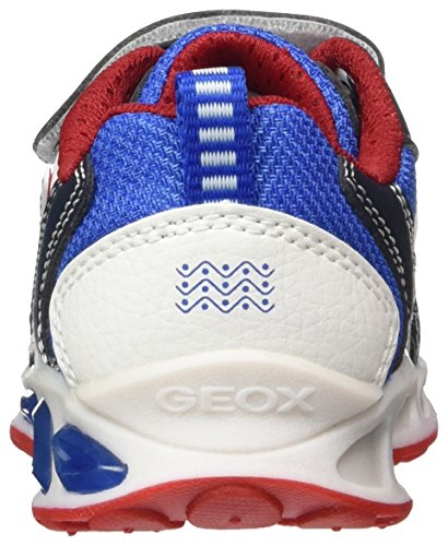 Geox J Shuttle Boy B, Zapatillas para Niños, Azul (Navy/White), 38 EU