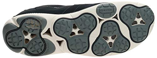 Geox U NEBULA B - zapatilla deportiva de cuero hombre, Azul (NAVYC4002), 42 EU