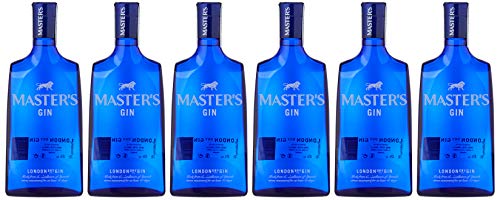 Gin Masters dry gin, vol. 40%, 6 botellas x 700ml - Total: 4200ml