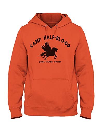 Green Turtle T-Shirts Sudadera con Capucha para Hombre - Camp Half Blood Perry Jackson - Fans Películas de FantasíaSmall Naranja