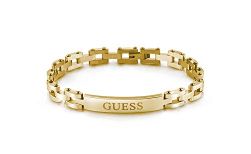 Guess Pulsera Hombre ESLABONES Dorados Ajustable