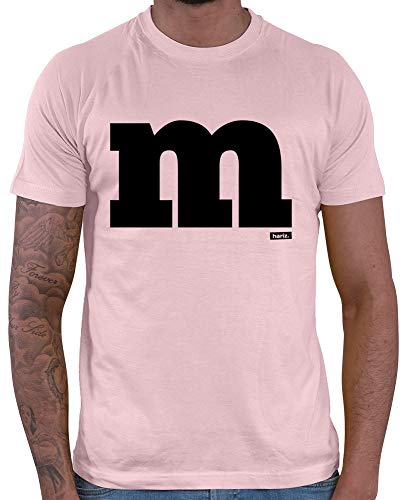 Hariz – Camiseta para hombre, disfraz de carnaval, incluye tarjetas de regalo Rosa. M