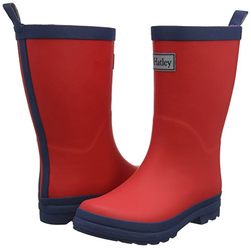 HatleyClassic Rain Boots - Botas de Agua de Trabajo Chica, Color Rojo, Talla 23