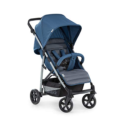 Hauck Rapid 4  Silla deportiva con respaldo reclinable para Bebés, desde nacimiento hasta 15 kg/4 años, Capacidad de carga 25 kg, Azul (Denim/Grey)