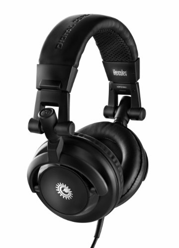 Hercules 4780507 - Auriculares con Diadema Tipo Dj (50 mm de Diámetro, 20 Hz - 20 Khz, Plegables), Negro