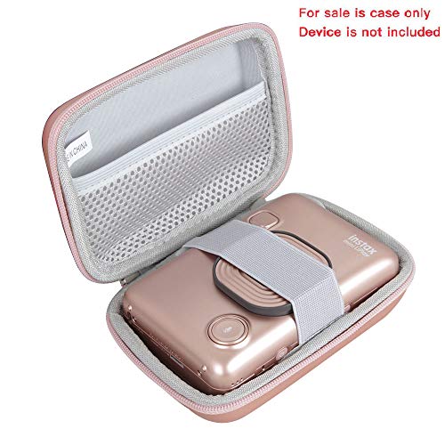 Hermitshell Duro Viajar Caso para Fujifilm instax Mini LiPlay (For Camera, Oro Rosa)