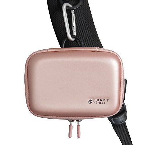 Hermitshell Duro Viajar Caso para Fujifilm instax Mini LiPlay (For Camera, Oro Rosa)