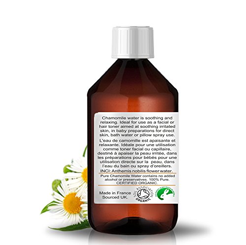 Hidrolato Agua Floral Puro de Camomila Romana Manzanilla Ecológico Hidrosol ORGÁNICO 500 ml