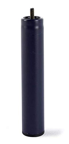 HOGAR24 ES Cama Completa - Colchón Viscoelástico Viscorelax + Base Tapizada 3D Color Negro + 6 Patas de 26cm + Almohada de Fibra, 150x190 cm