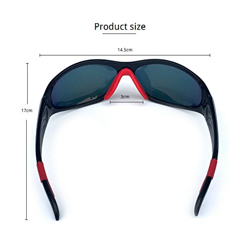 HONCENMAX Gafas de Sol Deportivas Polarizadas Protección UV400 para Hombres Mujeres Ciclismo Equitación Corriendo Pescar Gafas de Golf