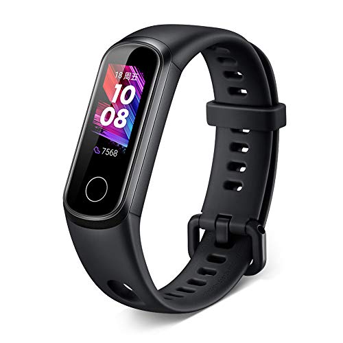 Honor Band 5i Smartwatch,Pulseras de Actividad con Podómetro ,Pulsómetro,Monitor de Actividad Deportiva,Impermeable IP68 Fitness Tracker,Negro