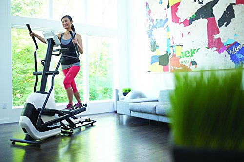 Horizon Fitness Elliptical Andes 3 Elíptica, Unisex Adulto, Blanco y Negro, L x B x H in cm: 173 x 67 x 171 cm