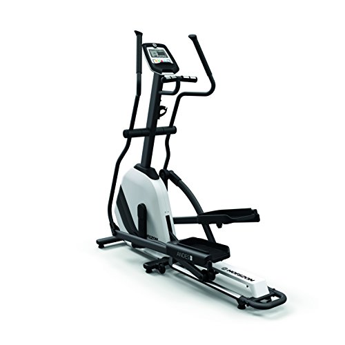 Horizon Fitness Elliptical Andes 3 Elíptica, Unisex Adulto, Blanco y Negro, L x B x H in cm: 173 x 67 x 171 cm