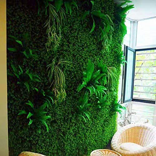 househome Pared de Plantas, tapete de césped para Plantas de Arte, tapete con Plantas Artificiales, jardín Vertical como enverdecimiento de la Pared, Pantalla de privacidad en la Cerca o balcón