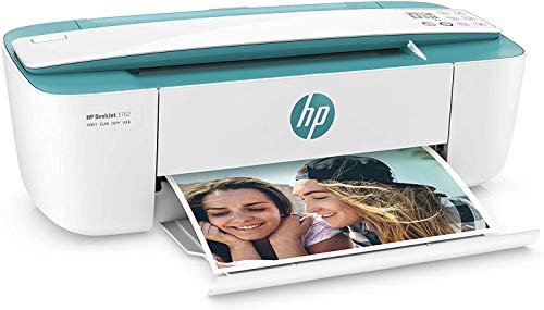 HP DeskJet 3762 - Impresora de tinta multifunción (8 ppm, 4800 x 1200 DPI, A4, Wifi, Escanea, Copia, 60 hojas, Modo silencioso), Verde agua