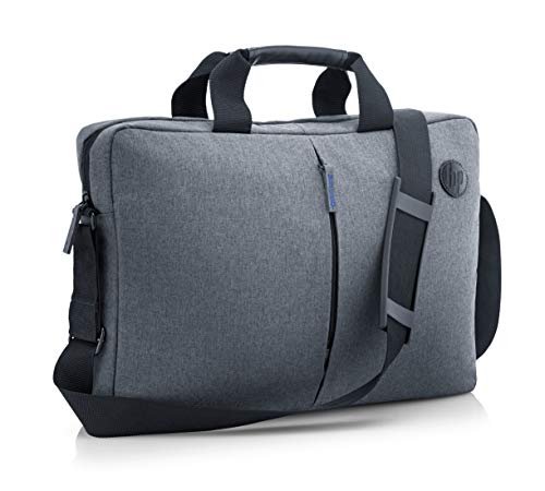 HP Essential Top Load - Funda bandolera para portátil de hasta 15.6", color gris