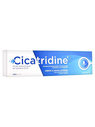 HRA Pharma - Cicatridine - Ácido hialurónico en crema, 60 gramos