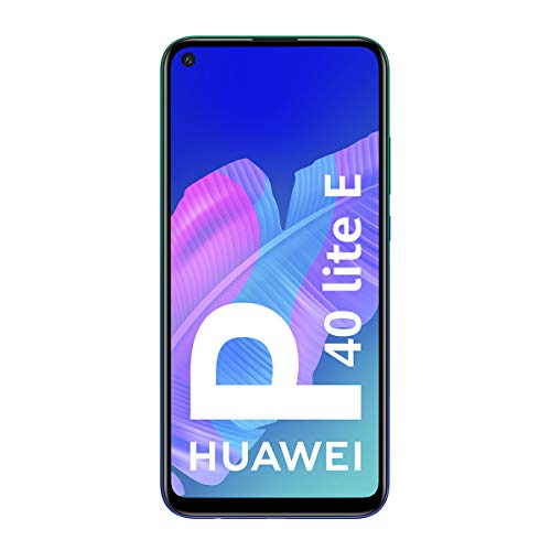 HUAWEI P40 Lite E - Smartphone con pantalla FullView de 6,39" (Kirin 710, 4 GB + 64GB, Triple Cámara IA de 48MP, Batería de 4000 mAh), Color Azul