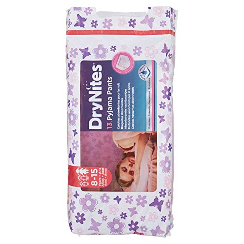 Huggies DryNites, 8 - 15 años niña, 13 pañales