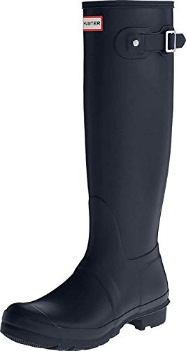 Hunter Original Tall, Botas Unisex, Azul (Navy), 35.5 EU