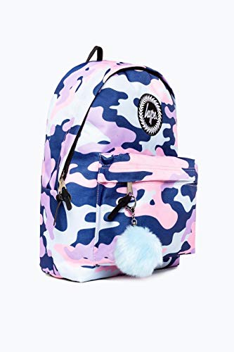 HYPE Mochila Escolar Con Estampado Juvenil Evie Camo y Pompón - Multicolor