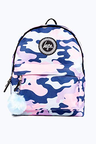 HYPE Mochila Escolar Con Estampado Juvenil Evie Camo y Pompón - Multicolor