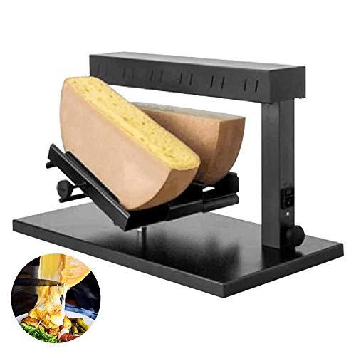 IDABAY Raclette Queso, Calentador de Queso Comercial con Ángulo Ajustable, Doble Cabezas