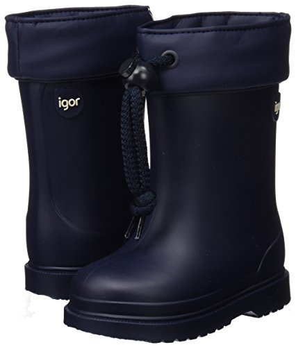 Igor Chufo Cuello, Botas de Agua Unisex niños, Azul (Marino), 25 EU