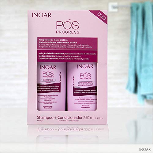 Inoar Duo POS Progreso champú y acondicionador Kit, 250 ml