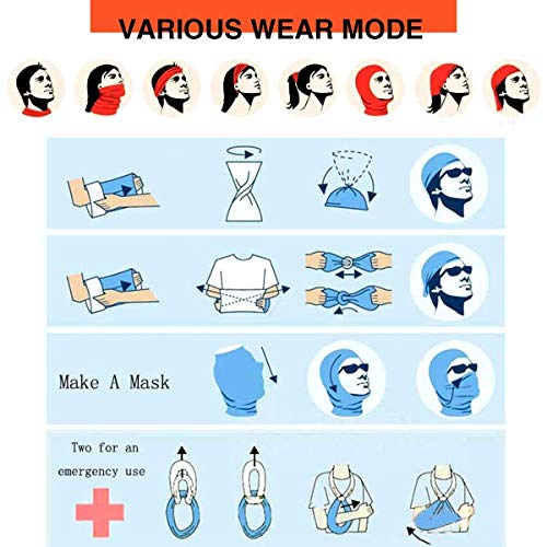 IOPLK Ropa Novedad y Propósito especial Novedad Accesorios Pañuelo Bufanda Tin Tin and Snowy Pulp Fiction Variety Head Scarf Face Mask Magic Headwear Neck Gaiter Face Bandana Scarf