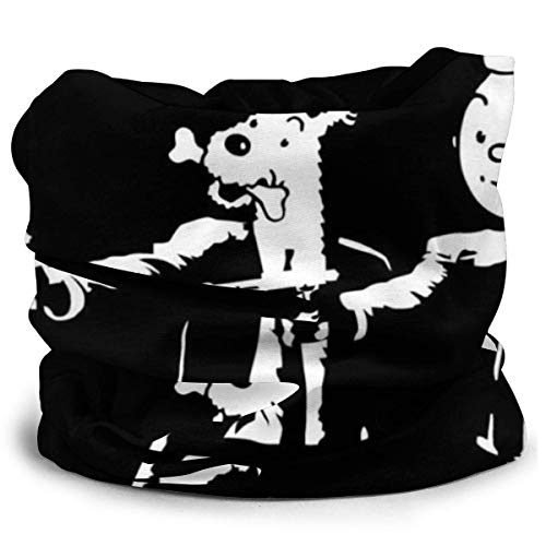 IOPLK Ropa Novedad y Propósito especial Novedad Accesorios Pañuelo Bufanda Tin Tin and Snowy Pulp Fiction Variety Head Scarf Face Mask Magic Headwear Neck Gaiter Face Bandana Scarf