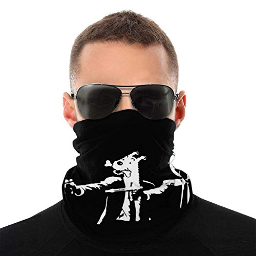 IOPLK Ropa Novedad y Propósito especial Novedad Accesorios Pañuelo Bufanda Tin Tin and Snowy Pulp Fiction Variety Head Scarf Face Mask Magic Headwear Neck Gaiter Face Bandana Scarf