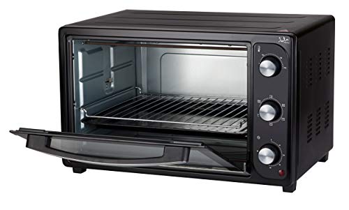 Jata HN945 Horno de Sobremesa con 4 Funciones Rotisserie Horno Grill y Convección con Capacidad de 45 l Luz interior Bandeja y Parrilla Medidas Externas 56 x 37 x 35,5 cm