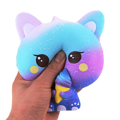 JiaMeng Juguetes de descompresión 2018,Beautiful Color Cloud Slime Squishy Putty Estrés perfumado Kids Clay Toy Squishy Slow Rising Squeeze Toys (1)