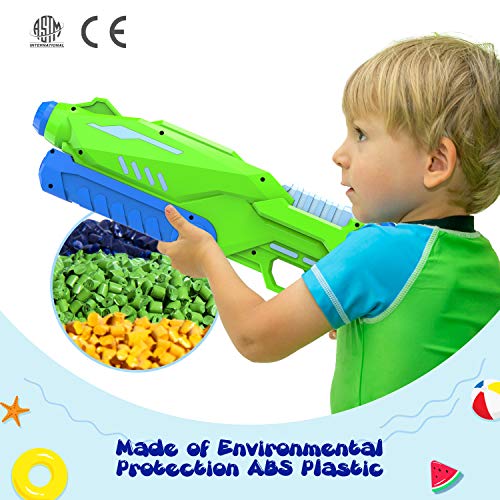 Joyjoz Pistola de Agua 800ML*2 Blaster de Agua para Niños Adultos Juguete de Verano para Playa