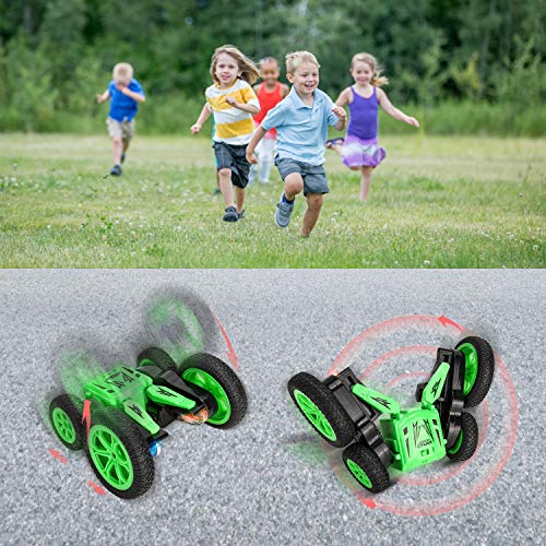 joylink Coche Teledirigido, 2.4GHz Coche de Control Remoto 4WD RC Coche Acrobacia Rotación Volteo de 360 °Stunt Coche Radiocontrol Racing Car Juguetes para Niños