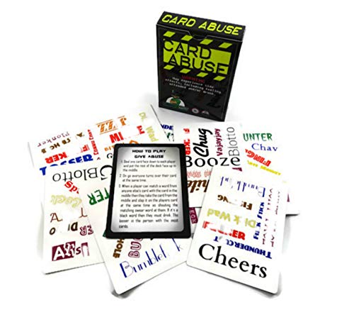 Juego de cartas Card Abuse, divertido, para adultos, buena opción para beber, lleno de palabrotas