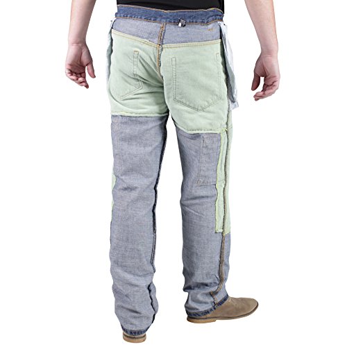 Juicy Trendz Hombres Clásico Motocicleta Pantalones Jean Protector Revestimiento