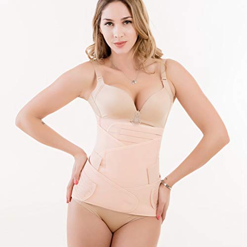 JWANS 3 Unids/Set Mujeres Pelvis Adelgaza CinturóN Body Shaper Abdomen Postparto RecuperacióN Faja EláStica Banda