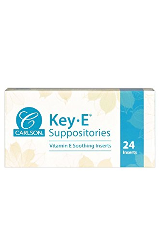 Key-E Suppositories with Natural Vitamin E 24 pck