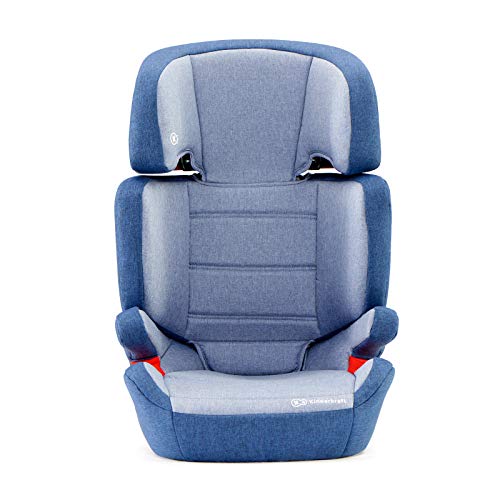 Kinderkraft Silla Coche Isofix JUNIOR FIX, Grupo 2/3, de 15 a 36 kg, Azul