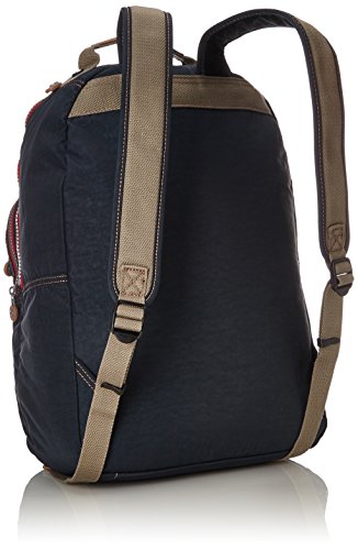 Kipling CLAS SEOUL Mochila escolar, 45 cm, 25 litros, Azul (True Navy C)