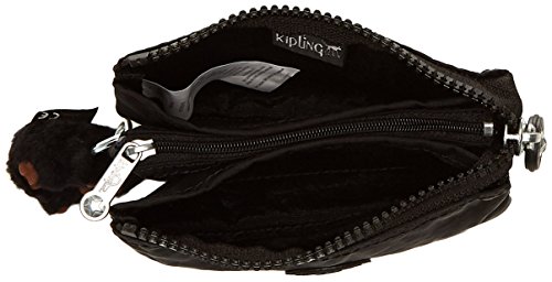 Kipling Creativity S, Cartera para Mujer, Negro (True Black), 14.5x9.5x5 cm