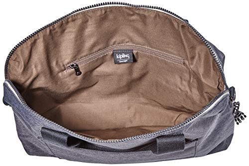 Kipling ELSIL Bolso bandolera, 40 cm, 10 liters, Negro (Charcoal)