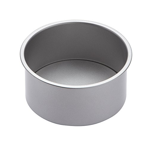 Kitchen Craft Molde para Pasteles Sartén Profunda Antiadherente de 18 cm de Base Suelta, Gris