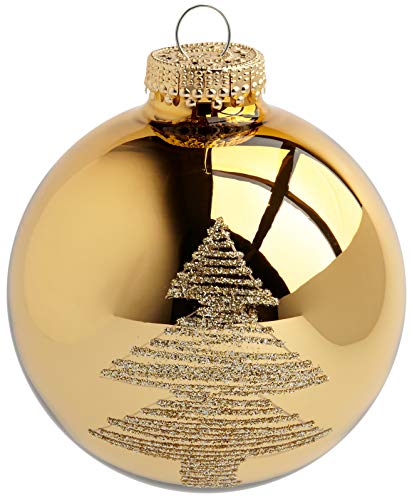 KREBS & SOHN 74759 Ball Christmas Ornament Oro 20pieza(s) Adorno navideño - Adornos navideños (Ball Christmas Ornament, Oro, 20 Pieza(s), Caja)