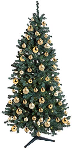 KREBS & SOHN 74759 Ball Christmas Ornament Oro 20pieza(s) Adorno navideño - Adornos navideños (Ball Christmas Ornament, Oro, 20 Pieza(s), Caja)